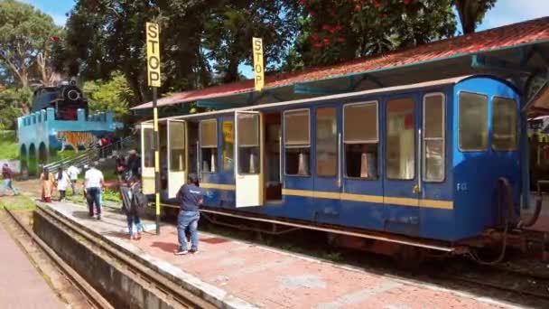 Coonoor Tamil Nadu India Circa Diciembre 2019 Vista Estación Tren — Vídeos de Stock