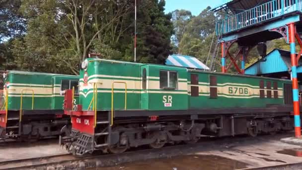 Coonoor Tamil Nadu India Circa Diciembre 2019 Vista Estación Tren — Vídeos de Stock