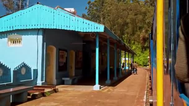Wellington Tamil Nadu Indie Około Grudnia 2019 Kolej Górska Nilgiri — Wideo stockowe