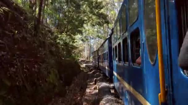 Coonoor Tamil Nadu India Circa Diciembre 2019 Nilgiri Ferrocarril Montaña — Vídeos de Stock