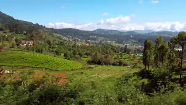 Coonoor Tamil Nadu Índia Circa Dezembro 2019 Vista Fora Trem — Vídeo de Stock