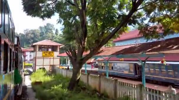 Coonoor Tamil Nadu India Circa Diciembre 2019 Vista Estación Tren — Vídeos de Stock