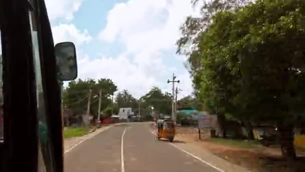 Rameshwaram Índia Circa Dezembro 2019 Tráfego Rodoviário Nas Ruas Rameshwaram — Vídeo de Stock
