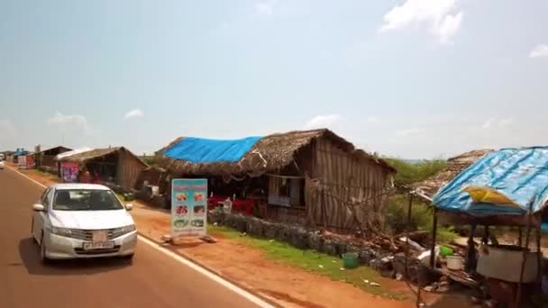 ラメシュワラム インド Circa 2019年12月 世界の果てへの道インドラメシュワラム州ダヌシュコディ村 — ストック動画