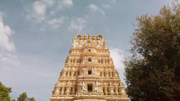 Mysore India Circa December 2019 Mysore的Sri Swetha Varahaswami寺景观 — 图库视频影像