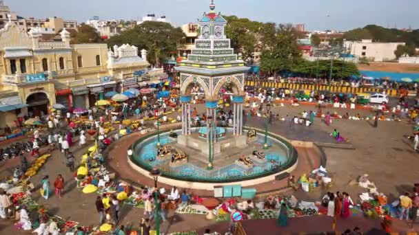 Mysore India 2019 December Körül Devarajai Piac Kilátása Mysore Ban — Stock videók