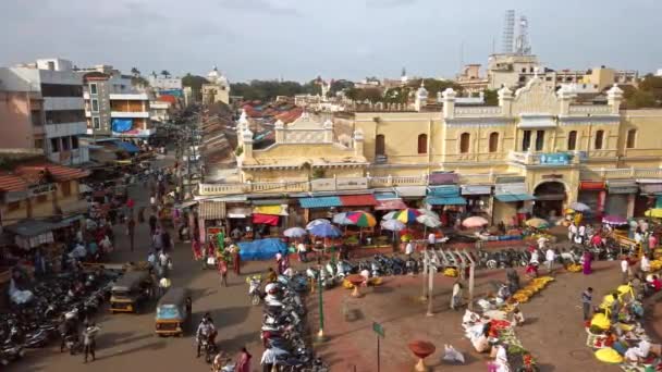 Mysore Indien Cirka December 2019 Utsikt Över Devaraja Marknaden Mysore — Stockvideo