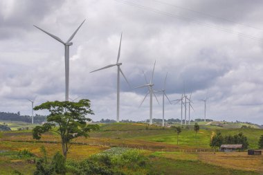 Rüzgar türbini ile temiz enerji