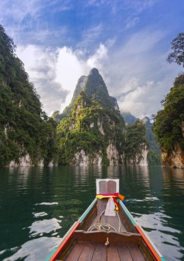 Güzel tatil gün Khao Sok Milli Parkı'nda, Suratthani, Tayland