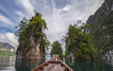 Güzel tatil gün Khao Sok Milli Parkı'nda, Suratthani, Tayland