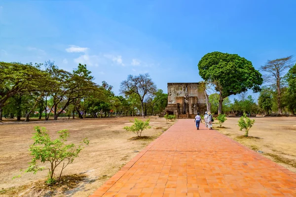 Sukhothai Történeti Park Környéke Déli Twilight — Stock Fotó