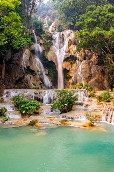 Tad Kwang Waterfall Estate Situato Nella Provincia Luang Prabang Laos — Foto Stock