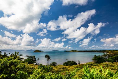 Koh Mak, Trat, Tayland'da mutlu tatiller