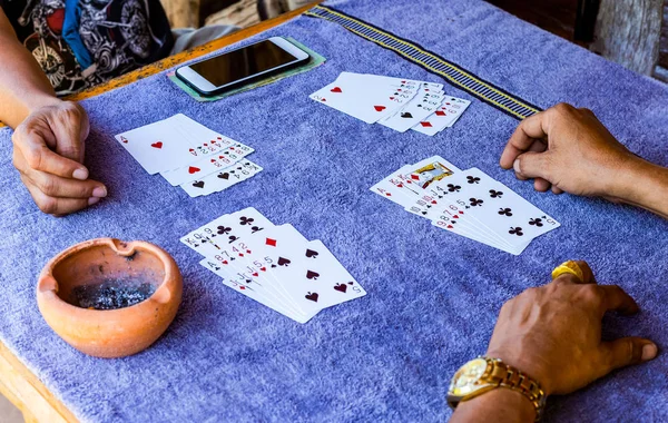 Free time activities with playing cards