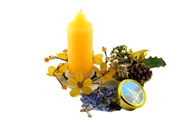 Noel soyutlama mum ile