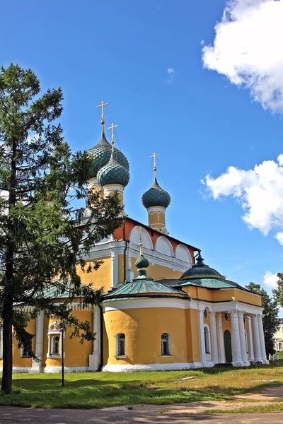 Uglich Rusia Julio 2017 Catedral Transfiguración Kremlin Uglich Monumento Incluido — Foto de Stock