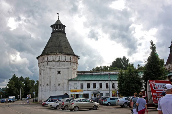 Borisoglebsky ロシア連邦 2017 タワーのロストフ ボリスとグレブ修道院 ロシアの ゴールデン リングに含まれている正教会の修道院 — ストック写真