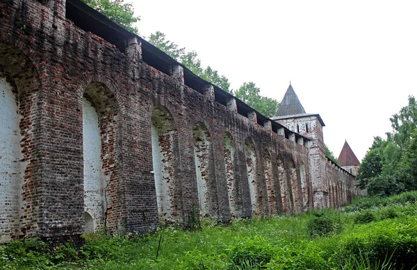 Insediamento Borisoglebsky Russia Luglio 2017 Muro Rostov Boris Monastero Gleb — Foto Stock