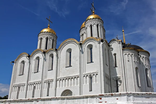 ウラジーミル ロシア 2017 生神女就寝大聖堂は 世紀の中世ロシアの母教会です 世界遺産の一部であります — ストック写真