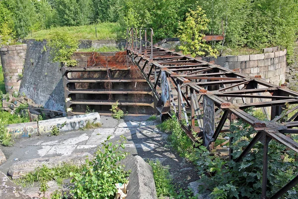 Doca de Pedro em Kronstadt, Rússia — Fotografia de Stock