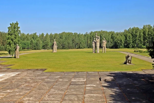 Salaspils Memorial Ensemble in Letland — Stockfoto