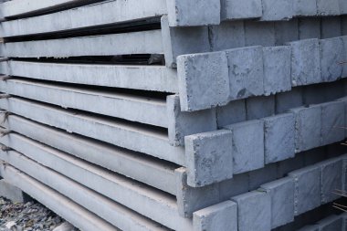 Prekast beton direklerin istifleme