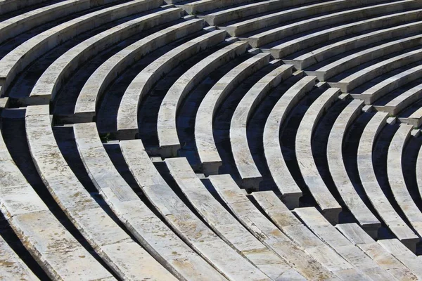 Yunanistan 'ın Atina kentindeki Panathenaic stadyumunun manzarası.