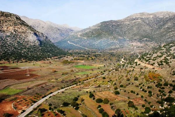 Άποψη Τοπίου Στην Πελοπόννησο — Φωτογραφία Αρχείου