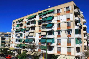 Atina, Yunanistan 'daki apartman manzarası, 12 Mart 2020.