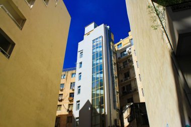 Atina, Yunanistan 'daki modern binanın dış görünüşü