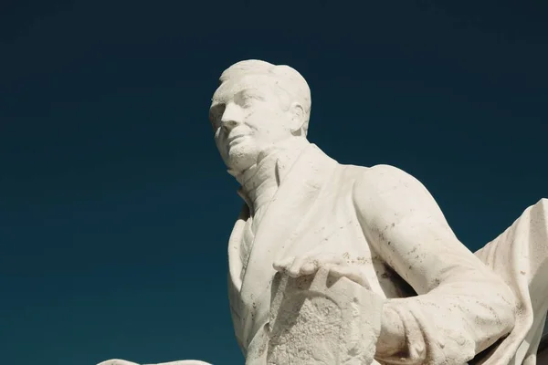 Statua Ioannis Kapodistrias Atene Grecia Febbraio 2020 — Foto Stock
