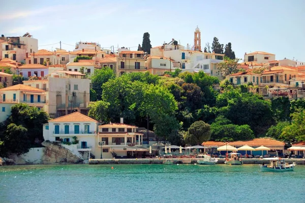 Griechenland Insel Skiathos Blick Auf Die Stadt Skiathos — Stockfoto