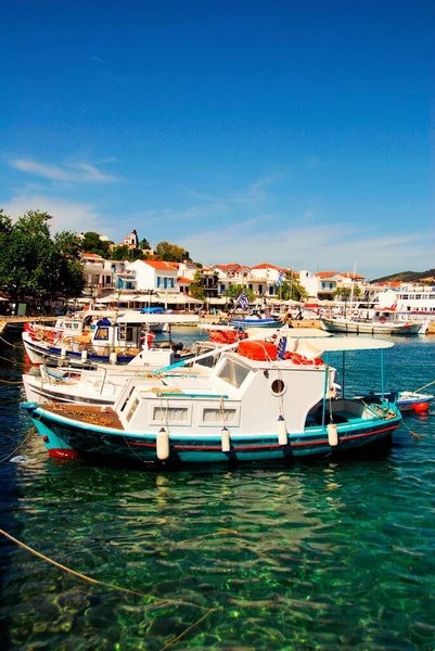 Greece Skiathos Island See Skiathos Town May 2012 — 스톡 사진