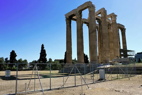 Grecia Atenas Junio 2020 Una Parte Del Sitio Arqueológico Del —  Fotos de Stock