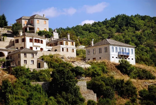 Utsikt Över Byn Vitsa Byarna Zagoria Regionen Epirus Nordvästra Grekland — Stockfoto