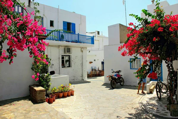 Grécia Antiparos Island Street View Antiparos Town — Fotografia de Stock