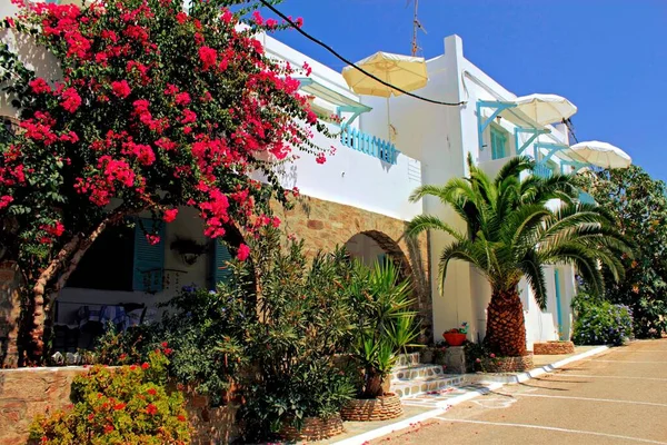 Griekenland Eiland Antiparos Uitzicht Straat Antiparos Stad — Stockfoto