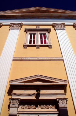 Yunanistan, Syros adası, Hermoupoli kasabasındaki Agios Nikolaos kilisesinin detayları.