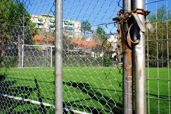 Fechado Estádio Futebol Atenas Grécia Abril 2020 — Fotografia de Stock