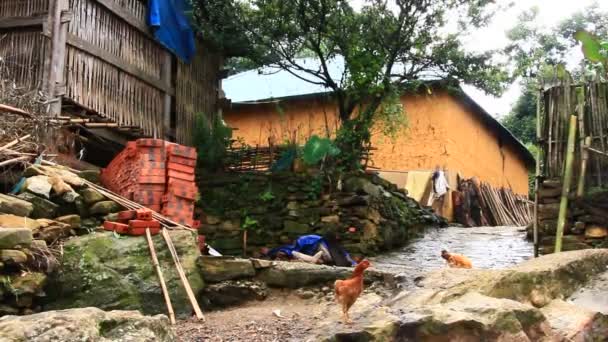 Casas Tierra Tradicionales Minorías Étnicas Vietnam — Vídeos de Stock