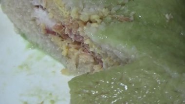 Geleneksel Chung keki Vietnam 'da Tet tatilinde