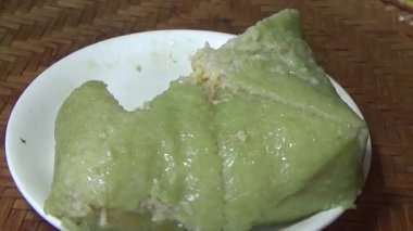 Geleneksel Chung keki Vietnam 'da Tet tatilinde