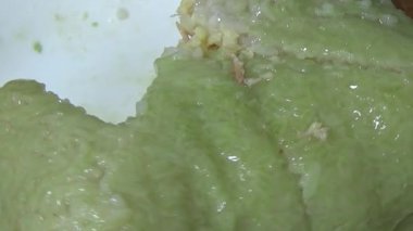 Geleneksel Chung keki Vietnam 'da Tet tatilinde