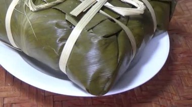 Geleneksel Chung keki Vietnam 'da Tet tatilinde