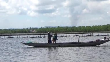 Pha Tam Giang, Hue, Vietnam.boating on a natural lake