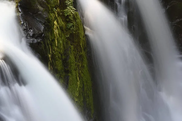 Chutes Sol Duc Triple Tête Parc National Olympique Washington — Photo