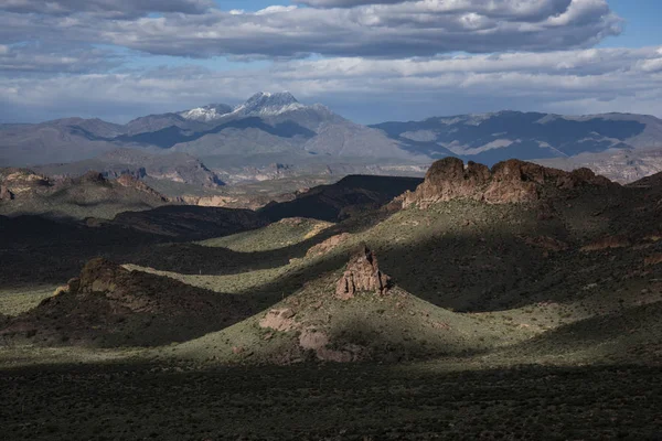 Superstition Wilderness Des Mains Priant Lost Dutchman State Park Arizona — Photo