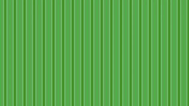 Abstrakte Retro Grüne Streifenmuster Hintergrund — Stockvideo
