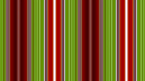 Motion Background Vertical Multi Colored Stripe Pattern Shades Green Blue — Stock Video