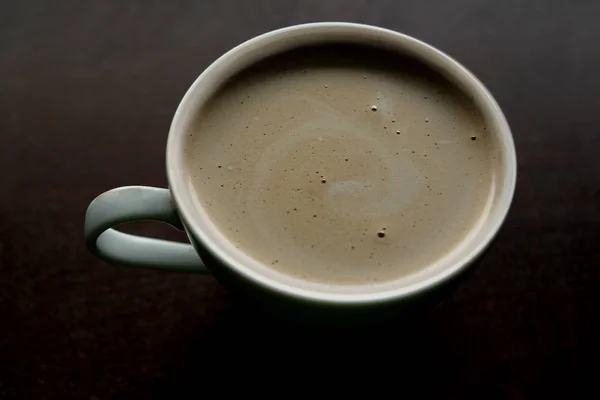 Tasse Espresso an Bord Hintergrund, Cappuccino — Stockfoto